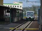 A Vogtlandbahn Regioswingere Sokolov llomson vrja, hogy visszaindulhasson Zwickauba