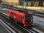 Egy jabb fehrorosz TEP70Bsz rkezik a reggeli minszki vonattal