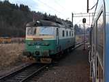 Bár már Lengyelhonban járunk, az elsõ mozdony ami elénk került egy cseh 130-as