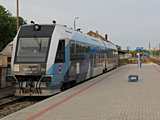 Egszen Zamoscig kell menni, hogy vonatot lssunk, itt az SA134-017 vrakozik, hogy Lublinba mehessen. Holnap indulunk tovbb szaknak, sok vrakozssal s sajnos kevs vonattal