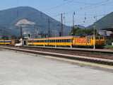 A Regiojet EC-je Pr�g�b�l �rkezik
